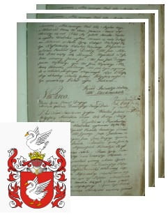 Przykładowe zdjęcie wywodu rodowitości szlacheckiej z 1802 roku, stron 3.jpg