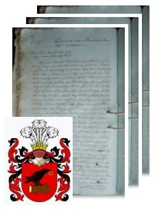 Przykładowe zdjęcie wywodu rodowitości szlacheckiej z 1814 roku, stron 3.jpg