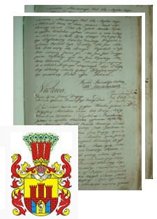 Przykładowe zdjęcie wywodu rodowitości szlacheckiej z 1802 roku, stron 2.jpg