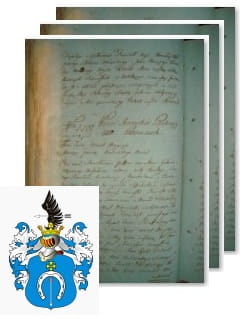 Przykładowe zdjęcie wywodu rodowitości szlacheckiej z 1802 roku, stron 3.jpg