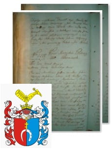 Przykładowe zdjęcie wywodu rodowitości szlacheckiej z 1802 roku, stron 2.jpg