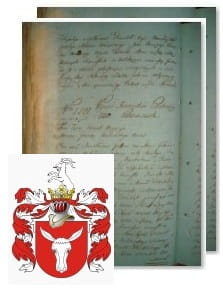 Przykładowe zdjęcie wywodu rodowitości szlacheckiej z 1802 roku, stron 2.jpg