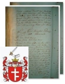 Przykładowe zdjęcie wywodu rodowitości szlacheckiej z 1802 roku, stron 2.jpg