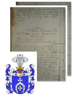 Przykładowe zdjęcie wywodu rodowitości szlacheckiej z 1802 roku, stron 2.jpg