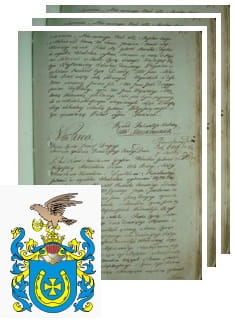 Przykładowe zdjęcie wywodu rodowitości szlacheckiej z 1802 roku, stron 3.jpg