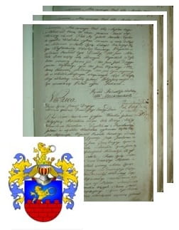 Przykładowe zdjęcie wywodu rodowitości szlacheckiej z 1802 roku, stron 3.jpg