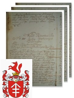 Przykładowe zdjęcie wywodu rodowitości szlacheckiej z 1802 roku, stron 3.jpg