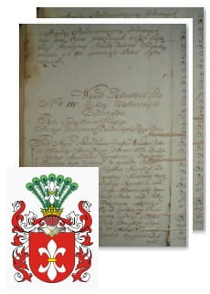 Przykładowe zdjęcie wywodu rodowitości szlacheckiej z 1802 roku, stron 2.jpg