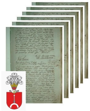 Przykładowe zdjęcie wywodu rodowitości szlacheckiej z 1802 roku, stron 6.jpg