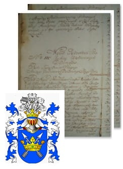 Przykładowe zdjęcie wywodu rodowitości szlacheckiej z 1802 roku, stron 2.jpg