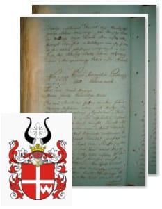 Przykładowe zdjęcie wywodu rodowitości szlacheckiej z 1802 roku, stron 2.jpg