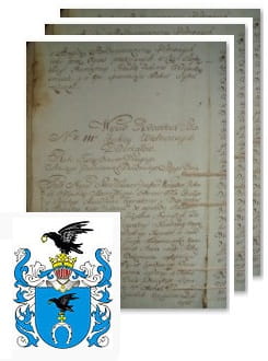 Przykładowe zdjęcie wywodu rodowitości szlacheckiej z 1802 roku, stron 3.jpg