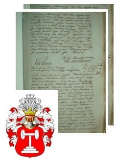 Przykładowe zdjęcie wywodu rodowitości szlacheckiej z 1802 roku, stron 2.jpg
