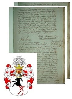 Przykładowe zdjęcie wywodu rodowitości szlacheckiej z 1802 roku, stron 2.jpg