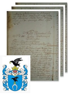 Przykładowe zdjęcie wywodu rodowitości szlacheckiej z 1802 roku, stron 3.jpg