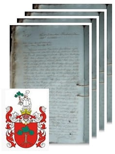 Przykładowe zdjęcie wywodu rodowitości szlacheckiej z 1811 roku, stron 4.jpg