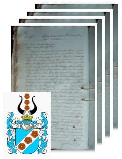 Przykładowe zdjęcie wywodu rodowitości szlacheckiej z 1816 roku, stron 4.jpg