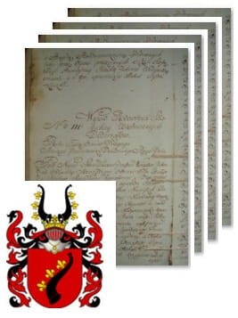 Przykładowe zdjęcie wywodu rodowitości szlacheckiej z 1802 roku, stron 4.jpg