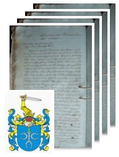 Przykładowe zdjęcie wywodu rodowitości szlacheckiej z 1805 roku, stron 4.jpg