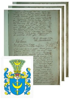 Przykładowe zdjęcie wywodu rodowitości szlacheckiej z 1802 roku, stron 3.jpg