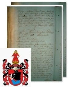 Przykładowe zdjęcie wywodu rodowitości szlacheckiej z 1802 roku, stron 2.jpg