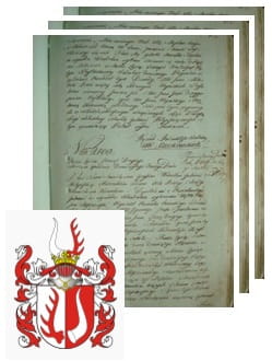 Przykładowe zdjęcie wywodu rodowitości szlacheckiej z 1802 roku, stron 3.jpg