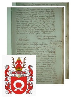 Przykładowe zdjęcie wywodu rodowitości szlacheckiej z 1802 roku, stron 2.jpg