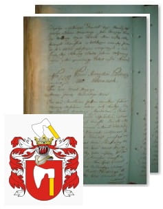 Przykładowe zdjęcie wywodu rodowitości szlacheckiej z 1802 roku, stron 2.jpg