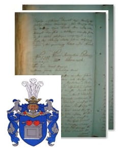 Przykładowe zdjęcie wywodu rodowitości szlacheckiej z 1802 roku, stron 2.jpg