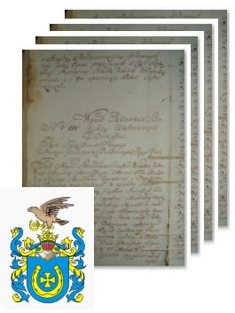 Przykładowe zdjęcie wywodu rodowitości szlacheckiej z 1802 roku, stron 4.jpg