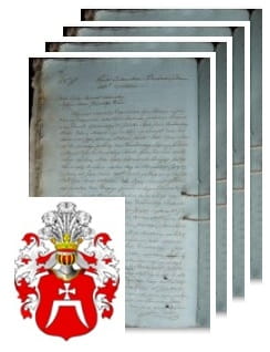 Przykładowe zdjęcie wywodu rodowitości szlacheckiej z 1813 roku, stron 4.jpg