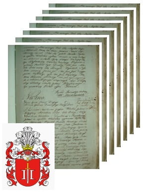 Przykładowe zdjęcie wywodu rodowitości szlacheckiej z 1802 roku, stron 7.jpg