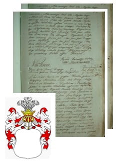 Przykładowe zdjęcie wywodu rodowitości szlacheckiej z 1802 roku, stron 2.jpg