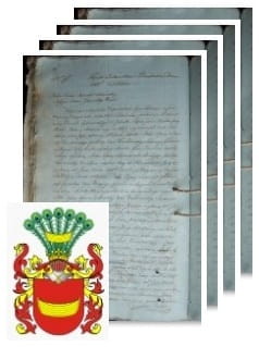 Przykładowe zdjęcie wywodu rodowitości szlacheckiej z 1811 roku, stron 4.jpg