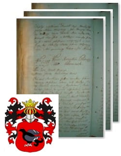 Przykładowe zdjęcie wywodu rodowitości szlacheckiej z 1802 roku, stron 3.jpg