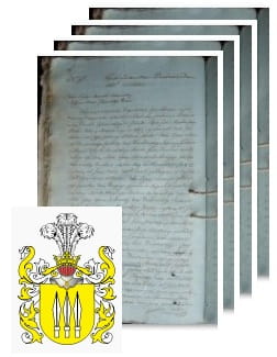 Przykładowe zdjęcie wywodu rodowitości szlacheckiej z 1812 roku, stron 4.jpg