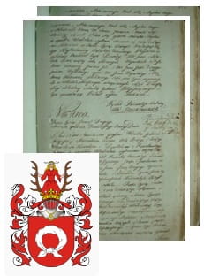 Przykładowe zdjęcie wywodu rodowitości szlacheckiej z 1802 roku, stron 2.jpg