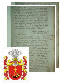 Przykładowe zdjęcie wywodu rodowitości szlacheckiej z 1802 roku, stron 2.jpg