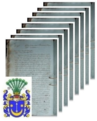 Przykładowe zdjęcie wywodu rodowitości szlacheckiej z 1812 roku, stron 8.jpg