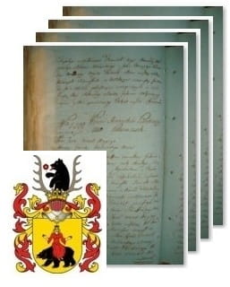 Przykładowe zdjęcie wywodu rodowitości szlacheckiej z 1802 roku, stron 4.jpg