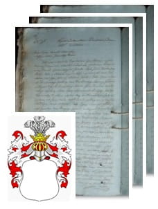Przykładowe zdjęcie wywodu rodowitości szlacheckiej z 1805 roku, stron 3.jpg