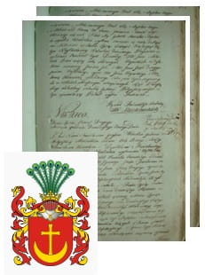 Przykładowe zdjęcie wywodu rodowitości szlacheckiej z 1802 roku, stron 2.jpg