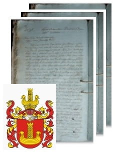 Przykładowe zdjęcie wywodu rodowitości szlacheckiej z 1805 roku, stron 3.jpg