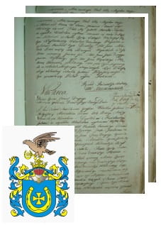 Przykładowe zdjęcie wywodu rodowitości szlacheckiej z 1802 roku, stron 2.jpg