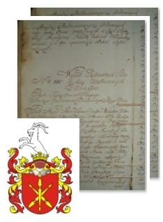 Przykładowe zdjęcie wywodu rodowitości szlacheckiej z 1802 roku, stron 2.jpg