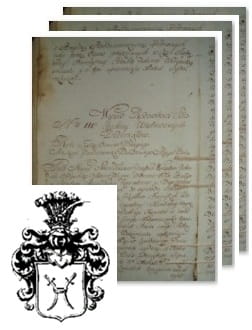 Przykładowe zdjęcie wywodu rodowitości szlacheckiej z 1802 roku, stron 3.jpg