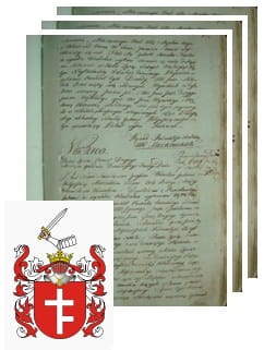 Przykładowe zdjęcie wywodu rodowitości szlacheckiej z 1802 roku, stron 3.jpg