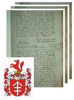 Przykładowe zdjęcie wywodu rodowitości szlacheckiej z 1802 roku, stron 3.jpg