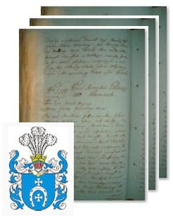 Przykładowe zdjęcie wywodu rodowitości szlacheckiej z 1802 roku, stron 3.jpg