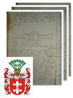 Przykładowe zdjęcie wywodu rodowitości szlacheckiej z 1802 roku, stron 3.jpg
